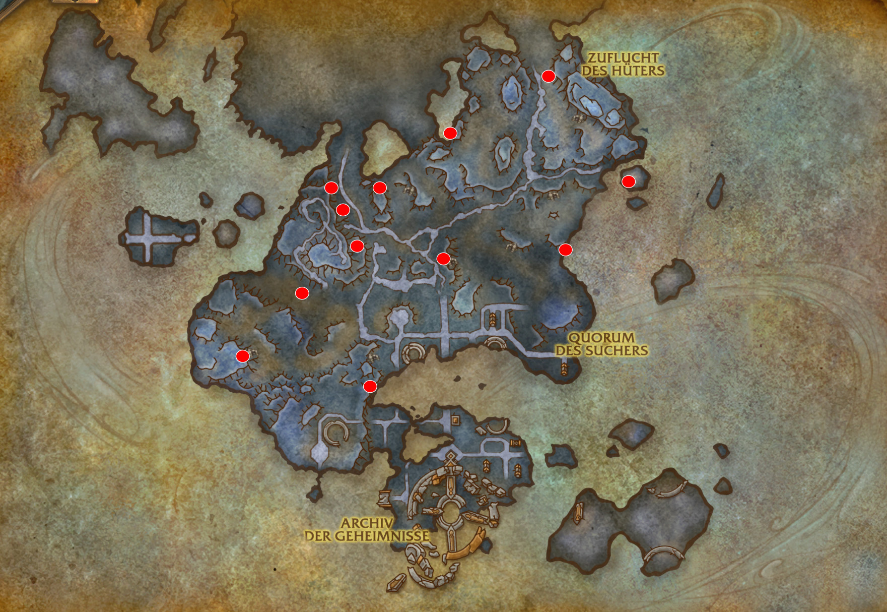 Map Koordinaten Maelie die Wanderin