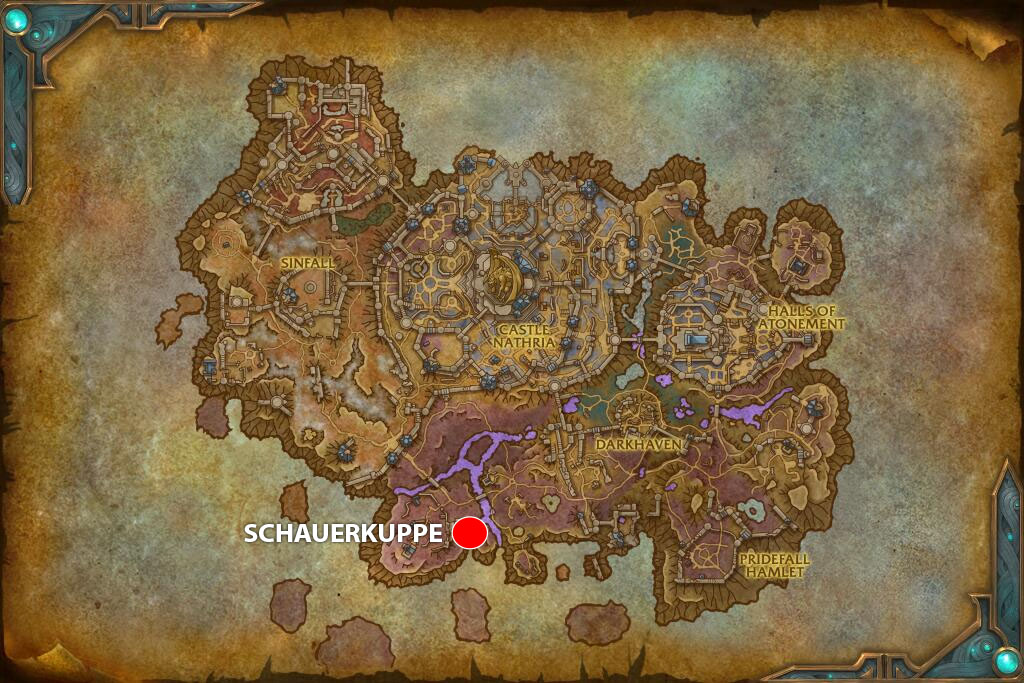 Map Koordinaten Schauerkuppe