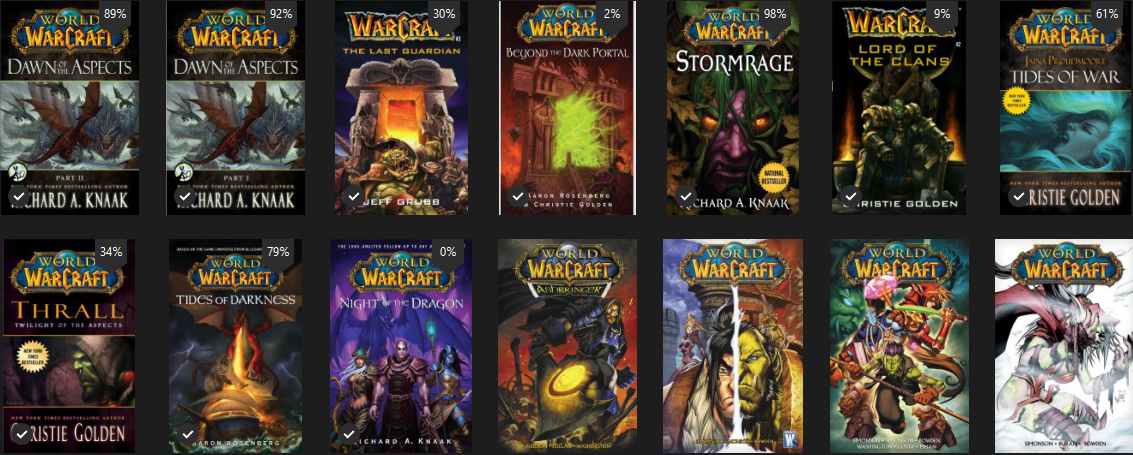 Novels von World of Warcraft