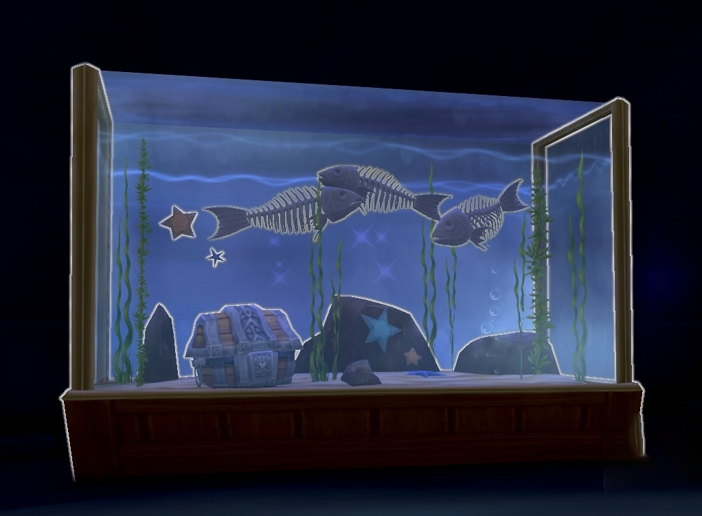 Ungepflegtes Aquarium