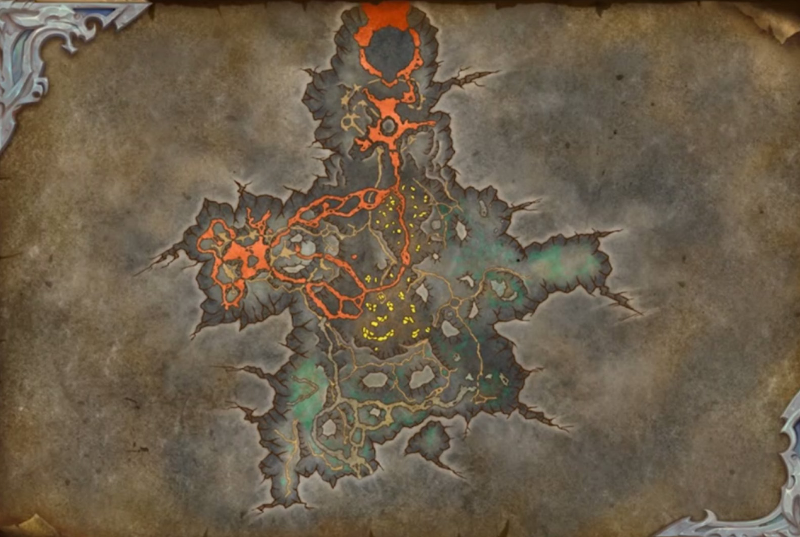 Karte der Zaralekhöhle
