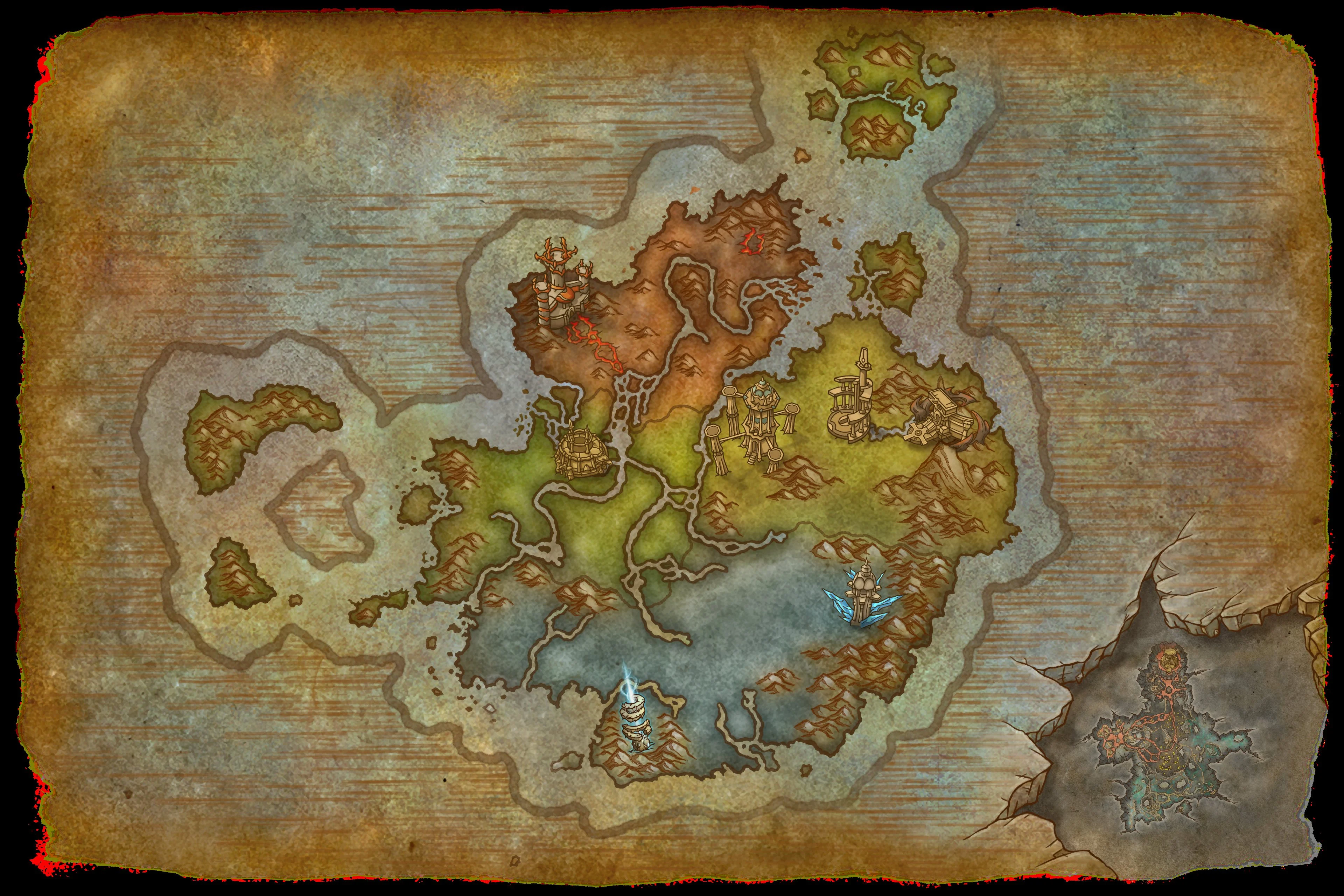 Die neue Karte der Dracheninseln