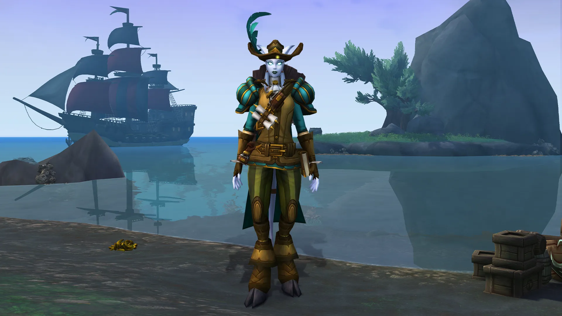 Outfit an einer Draenei
