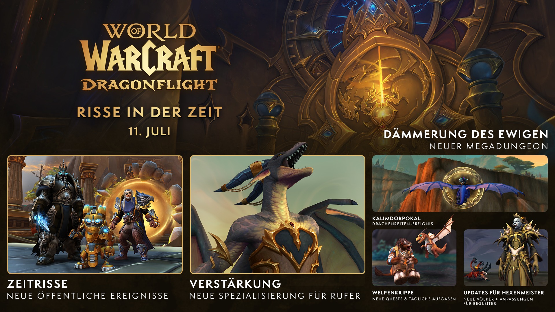 WoW  Patch 10.1.5: Risse in der Zeit - Große Übersicht