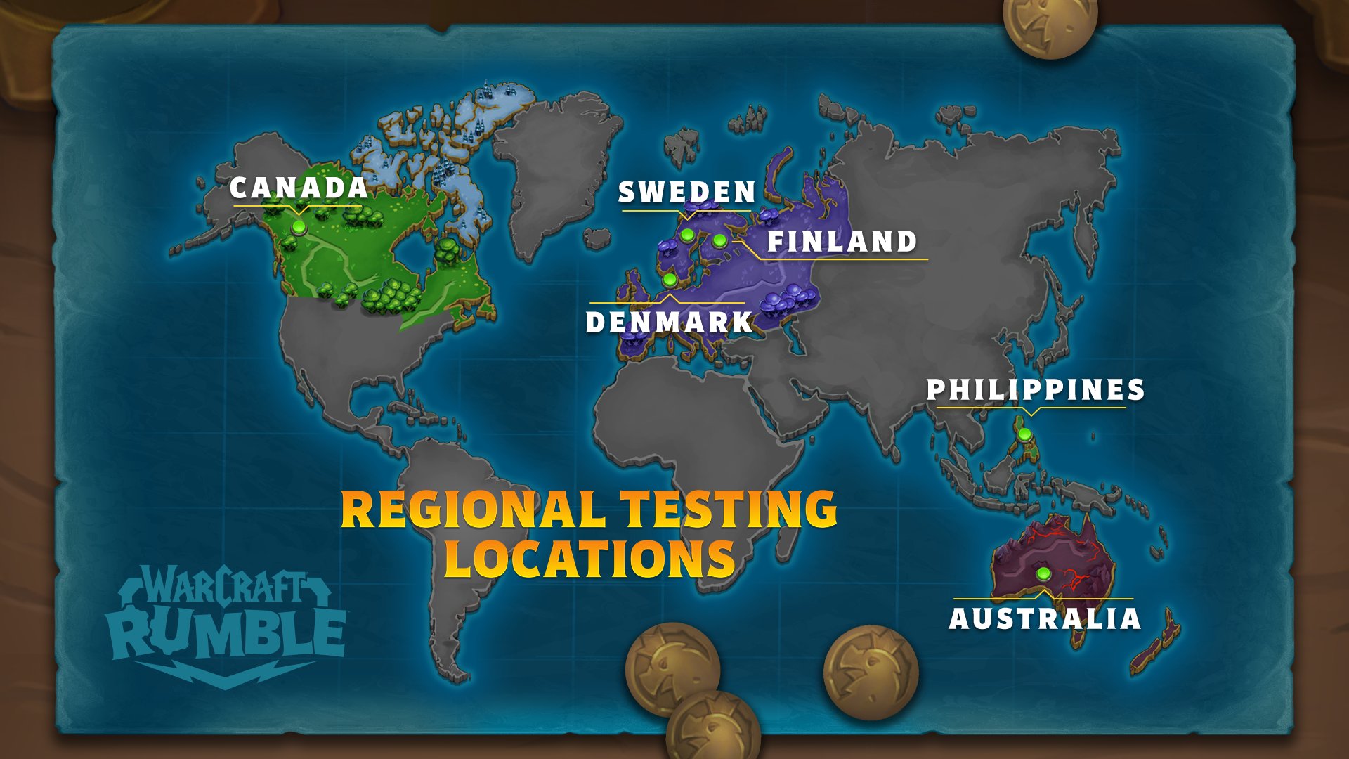 Kommende Testregionen