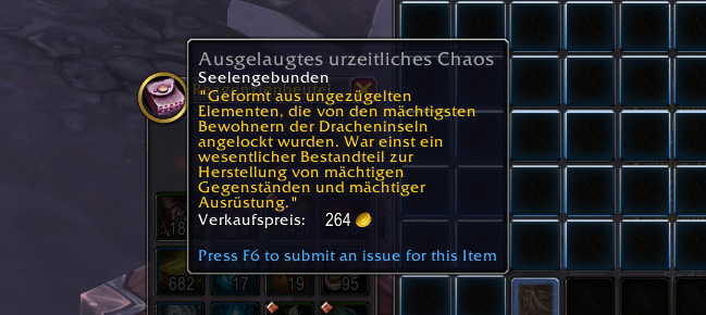 Ausgelaugtes Urzeitliches Chaos